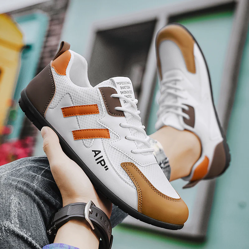 Damen Leichte Sportfreizeitschuhe mit atmungsaktivem Obermaterial und rutschfester Sohle Heidi Mode