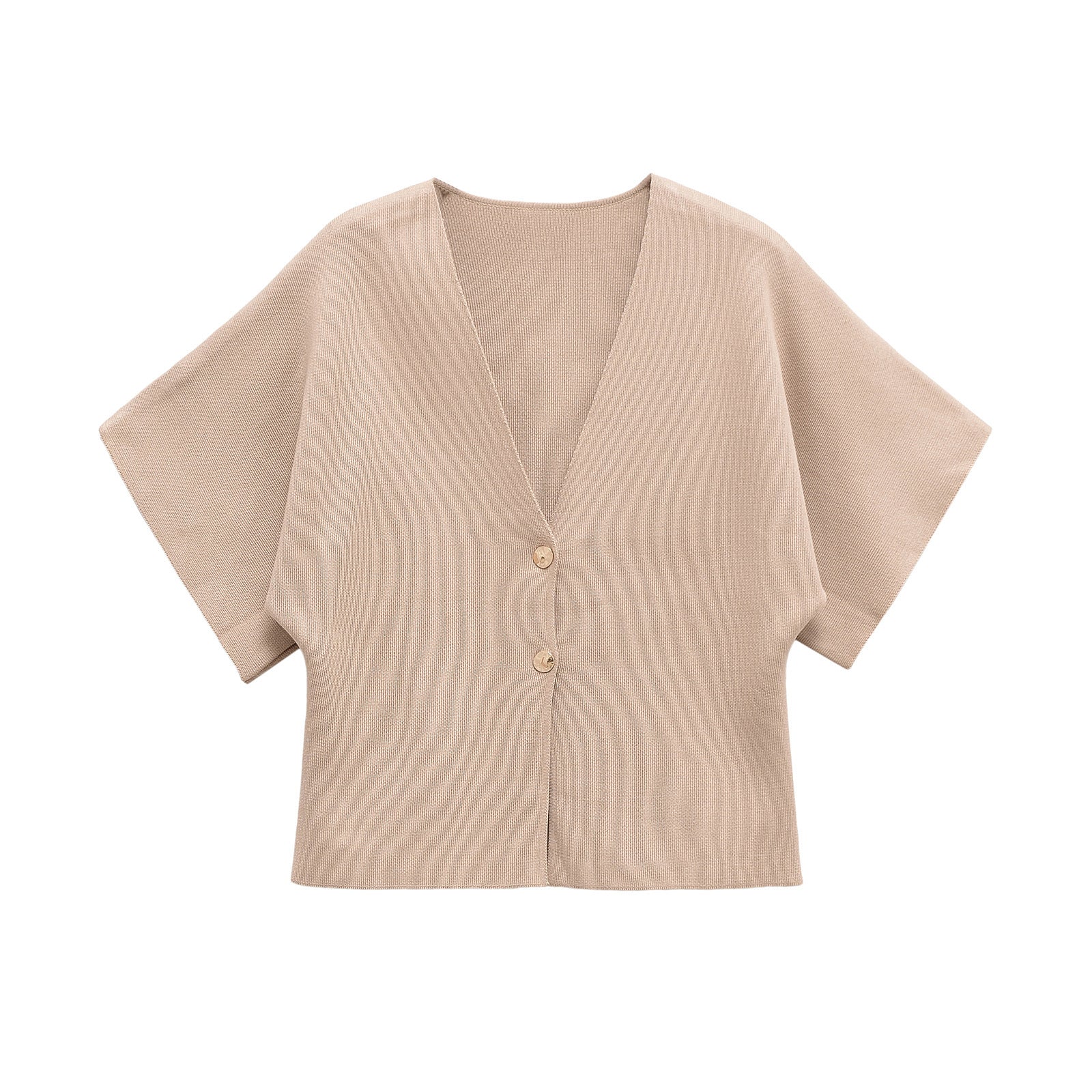 Damen Leichte Strickjacke mit Elegantem V-Ausschnitt und Luxuriösen Knopfdetails Heidi-Mode - Image 11