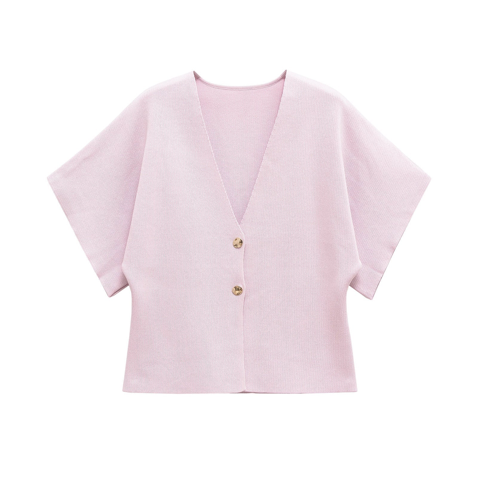 Damen Leichte Strickjacke mit Elegantem V-Ausschnitt und Luxuriösen Knopfdetails Heidi-Mode - Image 6