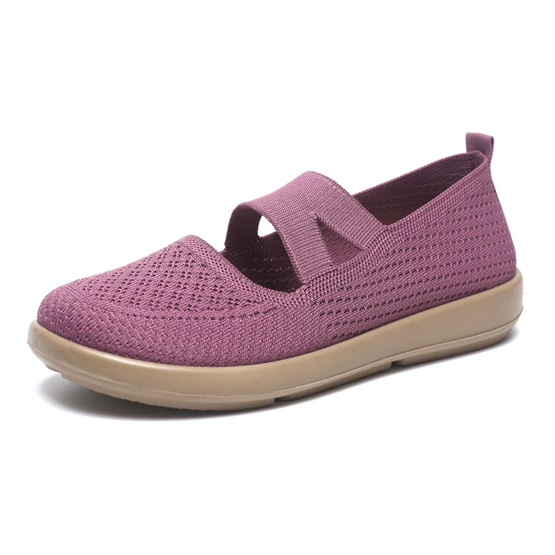 Damen leichte und atmungsaktive Ballerinas mit flexiblem Obermaterial Heidi Mode - Image 5
