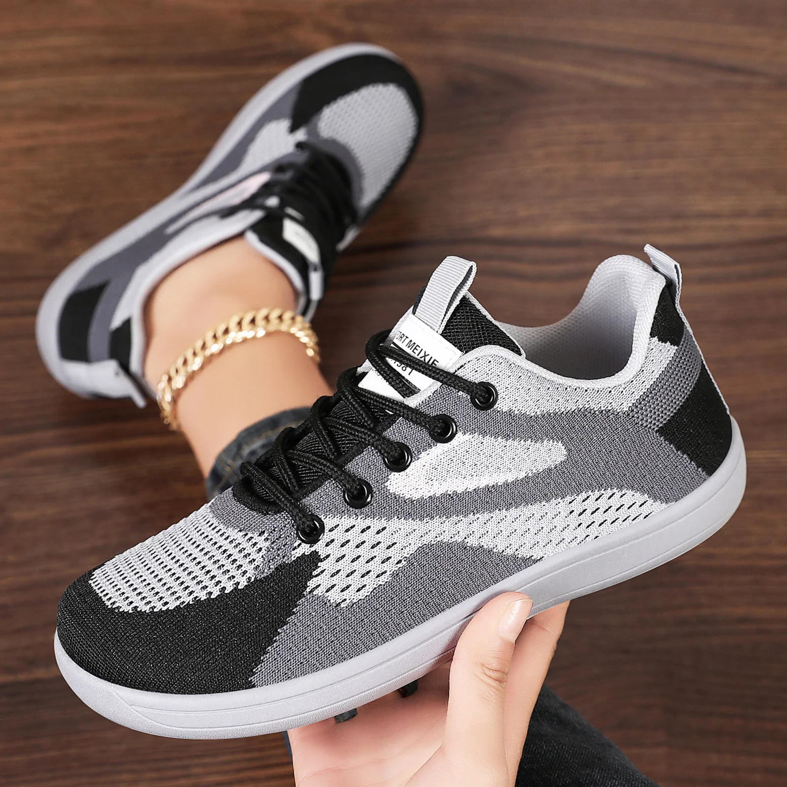 Damen Leichte und atmungsaktive Freizeitschuhe mit flexibler Sohle Heidi Mode - Image 4