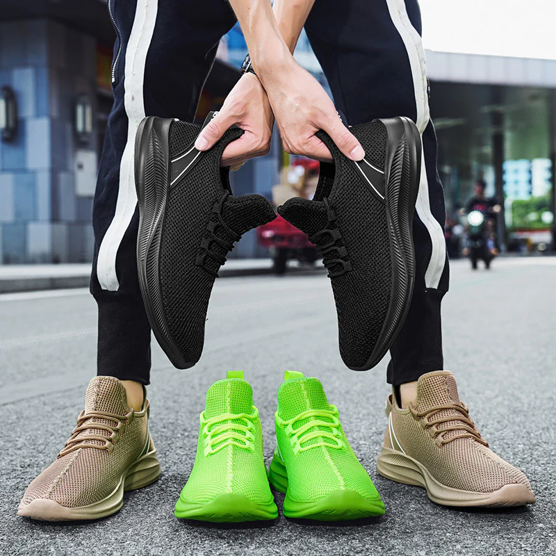 Damen Leichte und atmungsaktive Lauf Sneakers mit elastischem Obermaterial Heidi Mode - Image 2