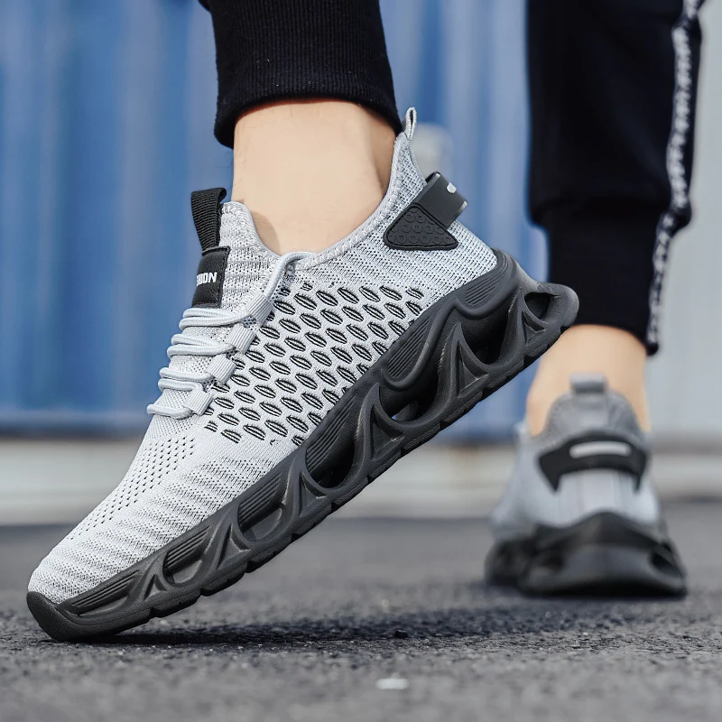 Damen Leichte und atmungsaktive Laufschuhe mit flexiblem Sohlenprofil Heidi Mode - Image 2