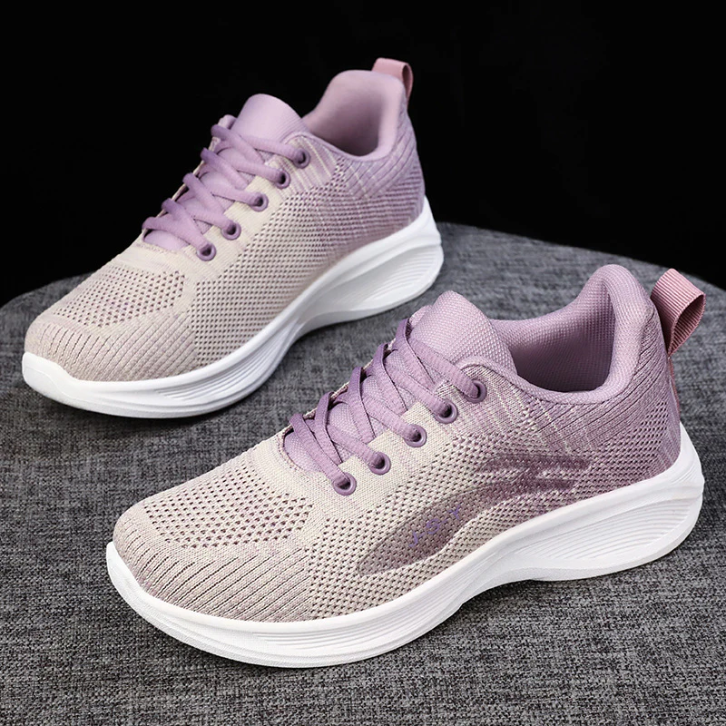 Damen Leichte und atmungsaktive Laufschuhe mit flexibler Sohle Heidi Mode