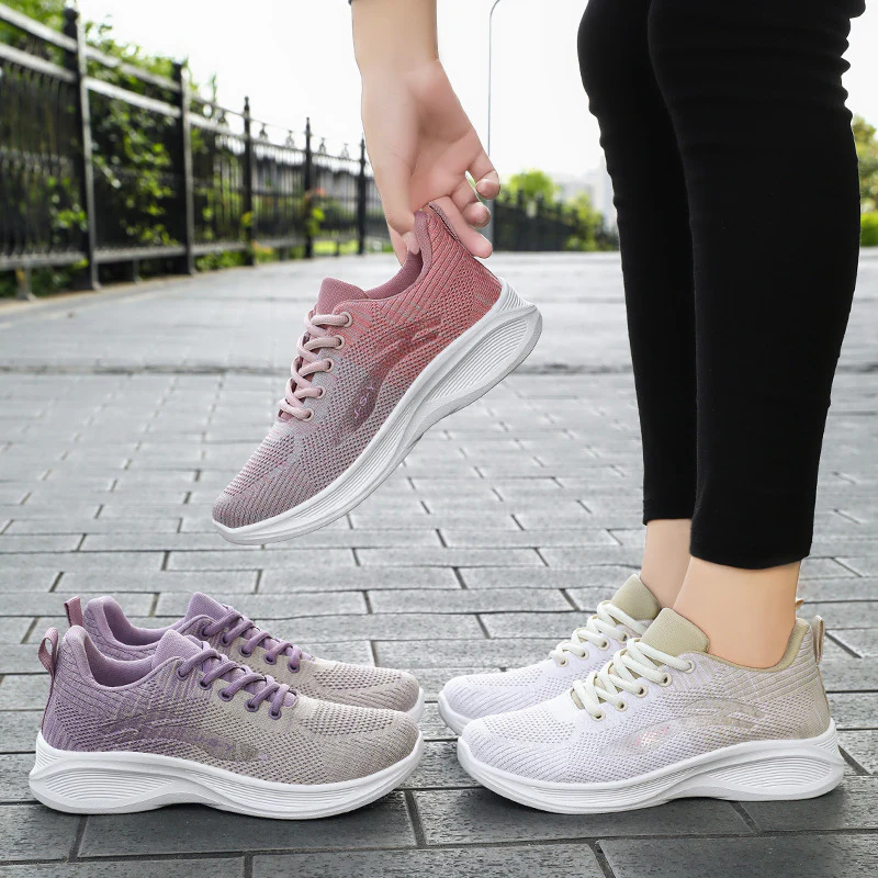Damen Leichte und atmungsaktive Laufschuhe mit flexibler Sohle Heidi Mode - Image 3