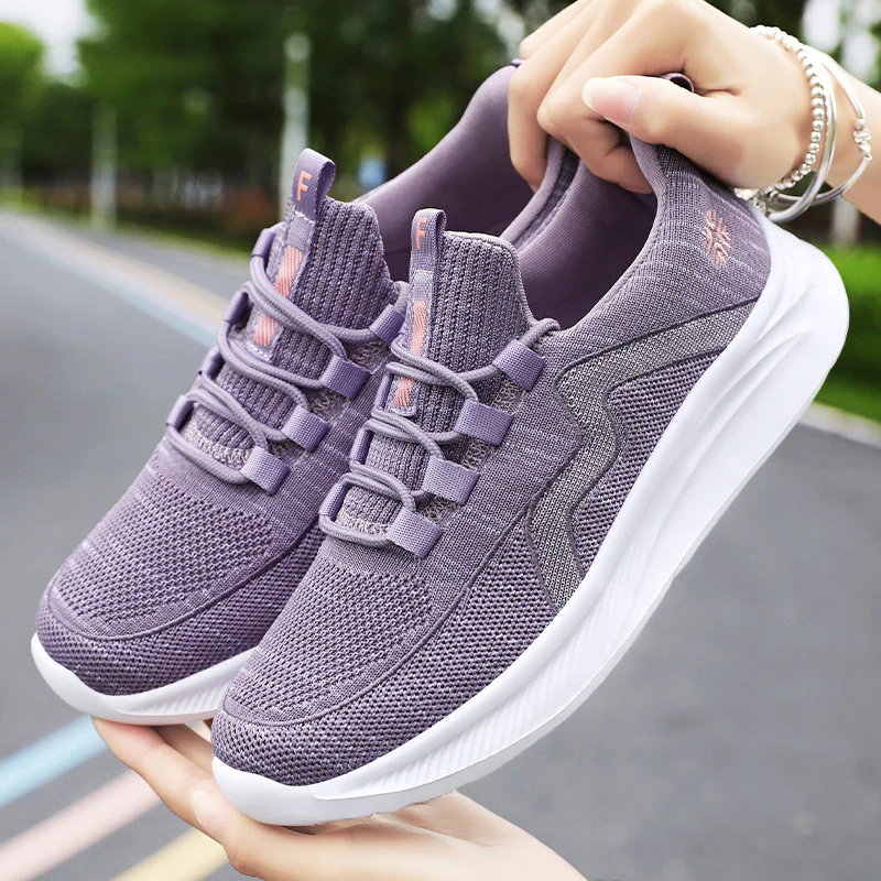 Damen Leichte und atmungsaktive Laufschuhe mit innovative Schnürsystem Heidi Mode