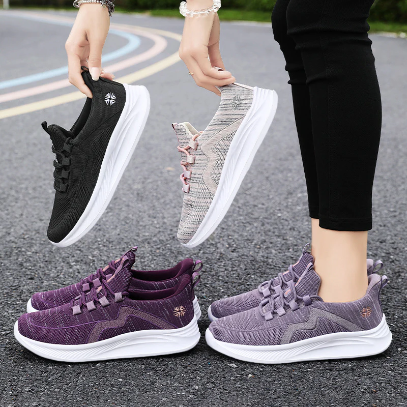 Damen Leichte und atmungsaktive Laufschuhe mit innovative Schnürsystem Heidi Mode - Image 3