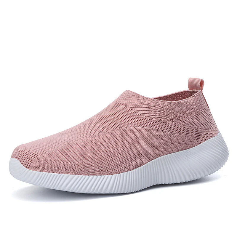 Damen Leichte und atmungsaktive Slip-On Sneakers mit flexiblem Sohlenprofil Heidi Mode - Image 7