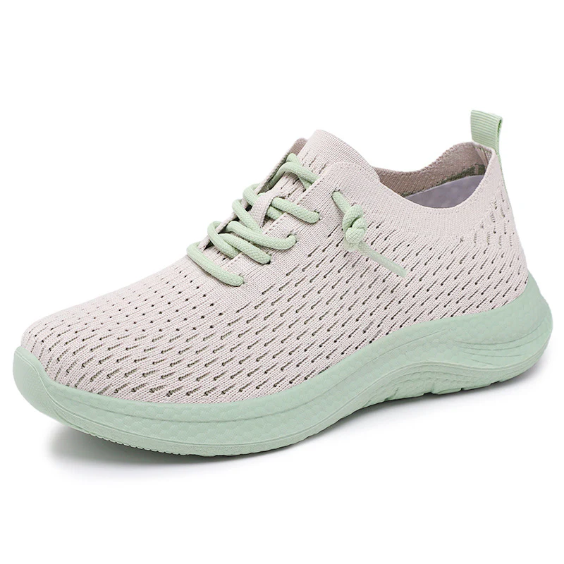 Damen Leichte und atmungsaktive Sneaker mit flexiblem Strickoberteil Heidi Mode - Image 5