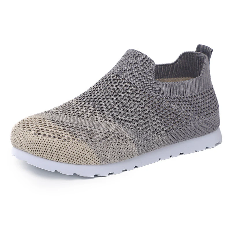 Damen Leichte und bequeme Slip-On Sneakers mit atmungsaktivem Strickoberteil Heidi Mode - Image 5