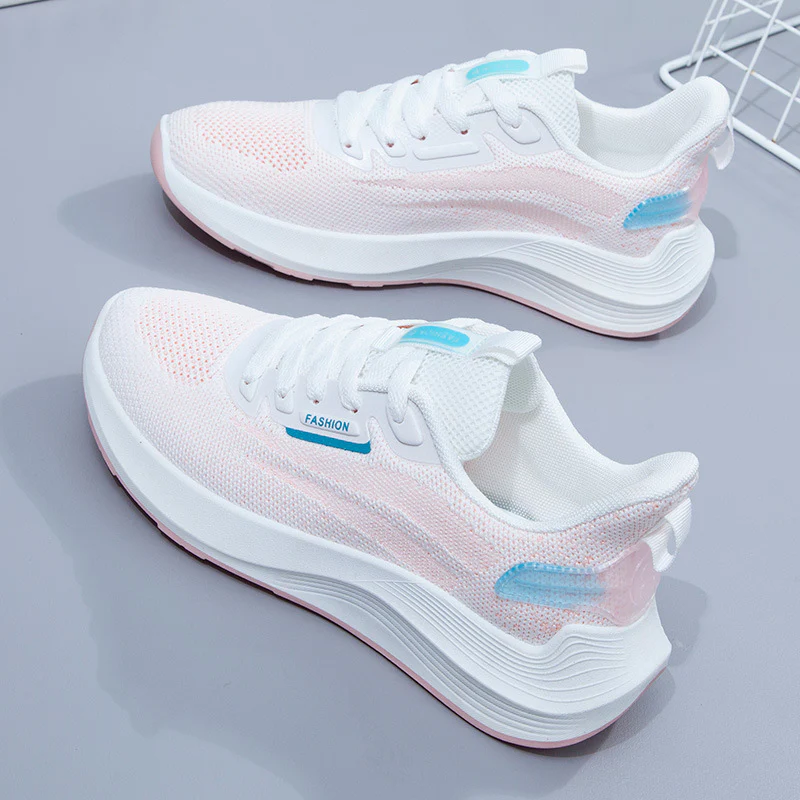 Damen Leichte und flexible Lauf-Sneaker mit atmungsaktiver Mesh-Oberfläche Heidi Mode - Image 2