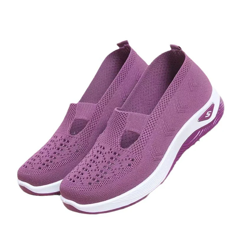 Damen Leichte und luftige Slip-On Sneakers mit elastischer Sohle Heidi Mode - Image 5