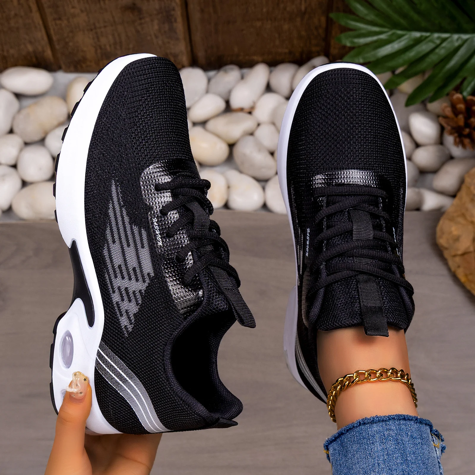 Damen Leichte und vielseitige Laufschuhe mit atmungsaktivem Obermaterial Heidi Mode