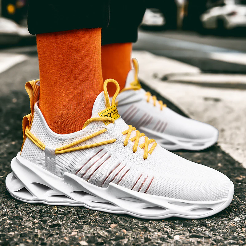 Damen Leistungsstarke Laufsneakers mit atmungsaktivem Mesh-Obermaterial und innovativem Dämpfungssystem Heidi Mode - Image 4