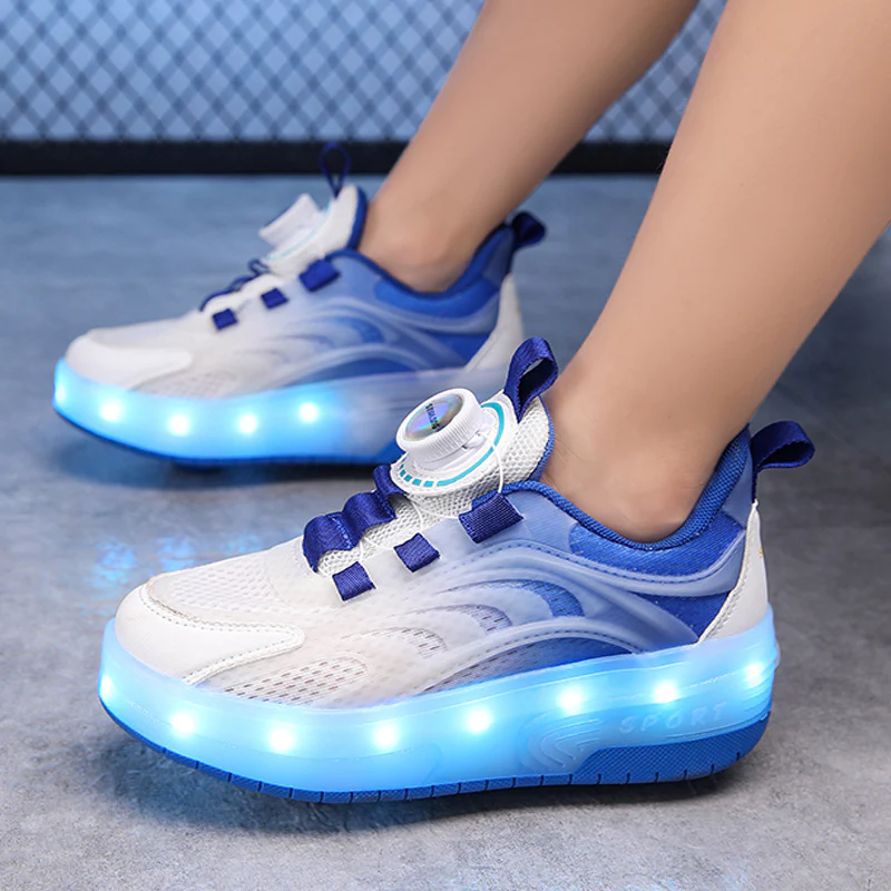 Damen Leuchtende Sport-Sneaker mit bequemer Passform und atmungsaktivem Obermaterial Heidi Mode