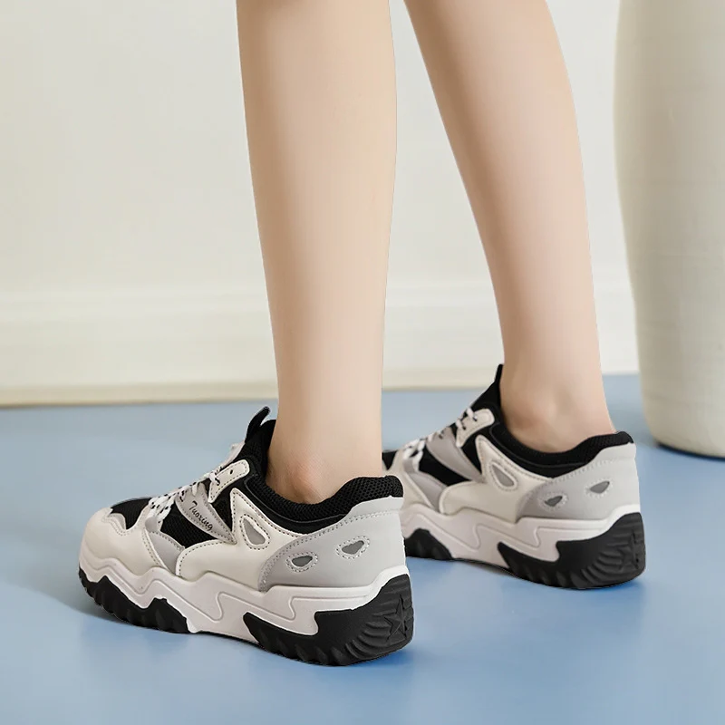Damen Lifestyle Sneakers mit atmungsaktivem Mesh und rutschfester Sohlenkonstruktion Heidi Mode - Image 2