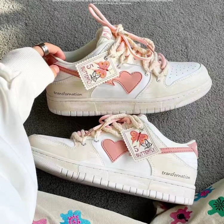 Damen Lifestyle Sneakers mit moderner Schnürung und hochwertigem Obermaterial Heidi Mode