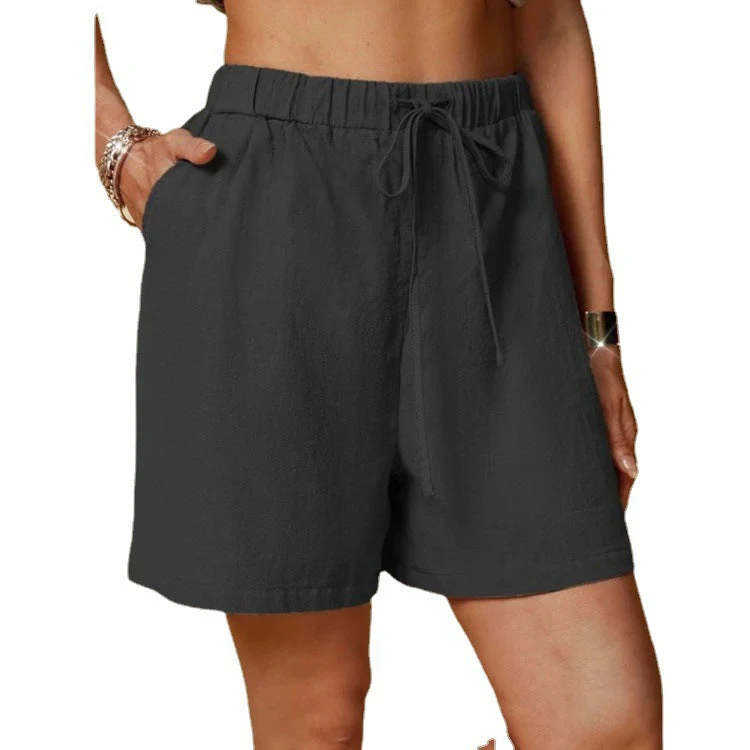Damen Lockere Shorts mit Elastischem Bund und Praktischen Seitentaschen Heidi-Mode - Image 9