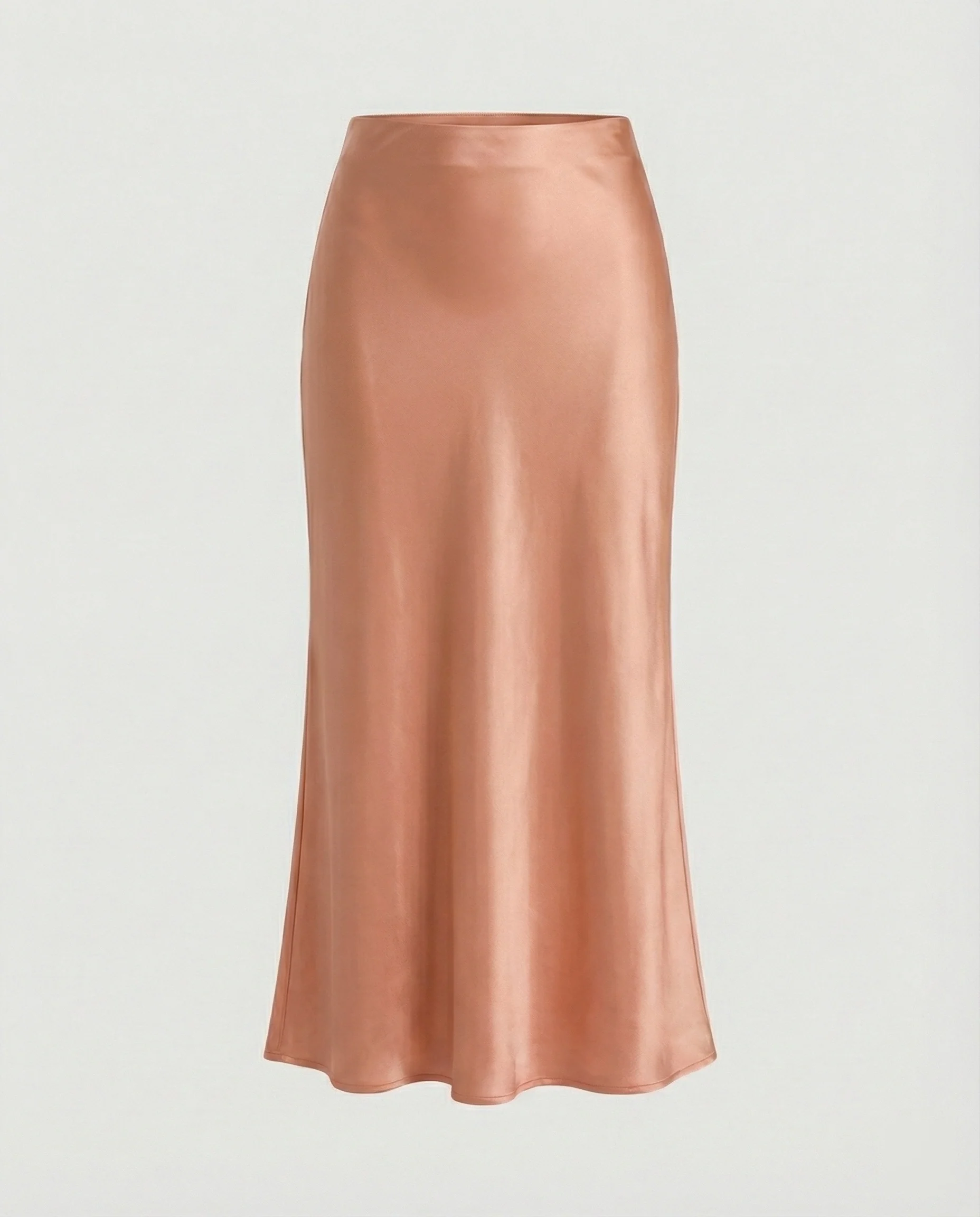 Damen Longskirt aus glattem Satin von Heidi Mode - Image 10