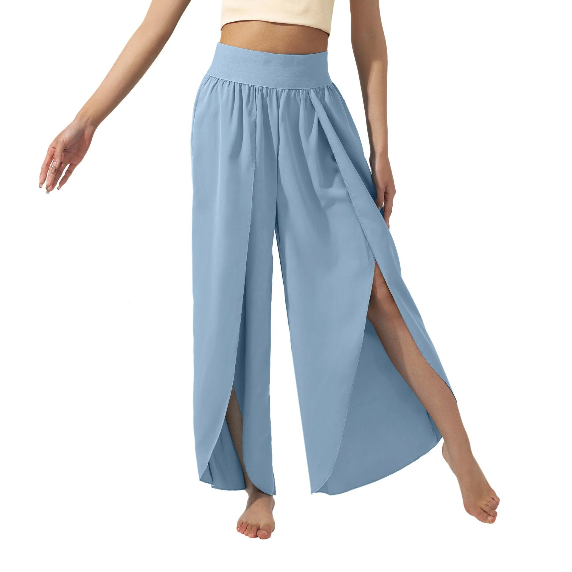 Damen Luftige Culotte mit Seitenschlitzen Heidi-Mode - Image 11