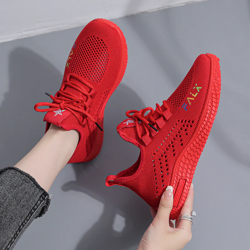 Damen Luftige Freizeitsneaker mit atmungsaktiver Mesh-Oberfläche Heidi Mode - Image 6