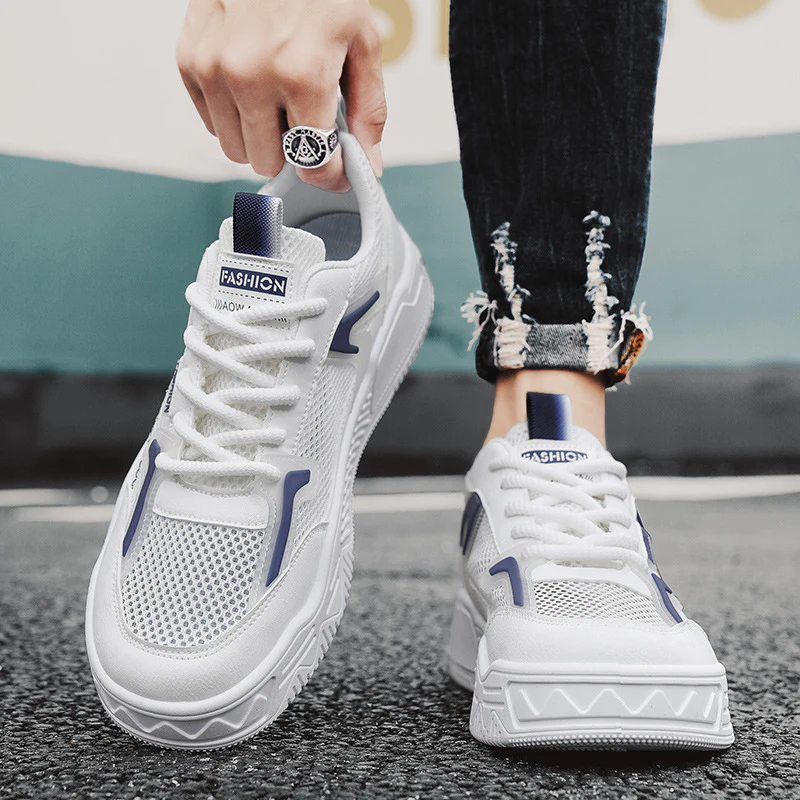 Damen Luftige Freizeitsneaker mit atmungsaktiver Mesh-Oberfläche und rutschfester Sohle Heidi Mode - Image 4