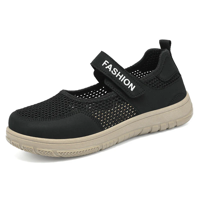 Damen luftige Leichtgewicht Sneakers mit Klettverschluss Heidi Mode - Image 4