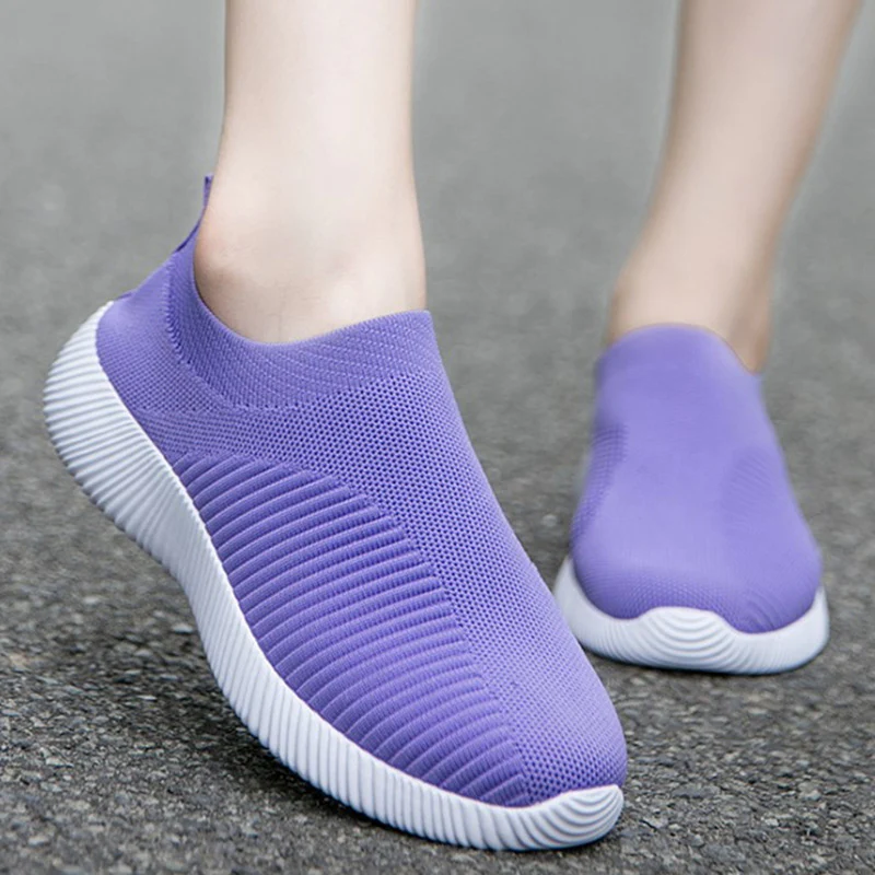 Damen luftige Slip-On Sneakers mit atmungsaktivem Design Heidi Mode - Image 10