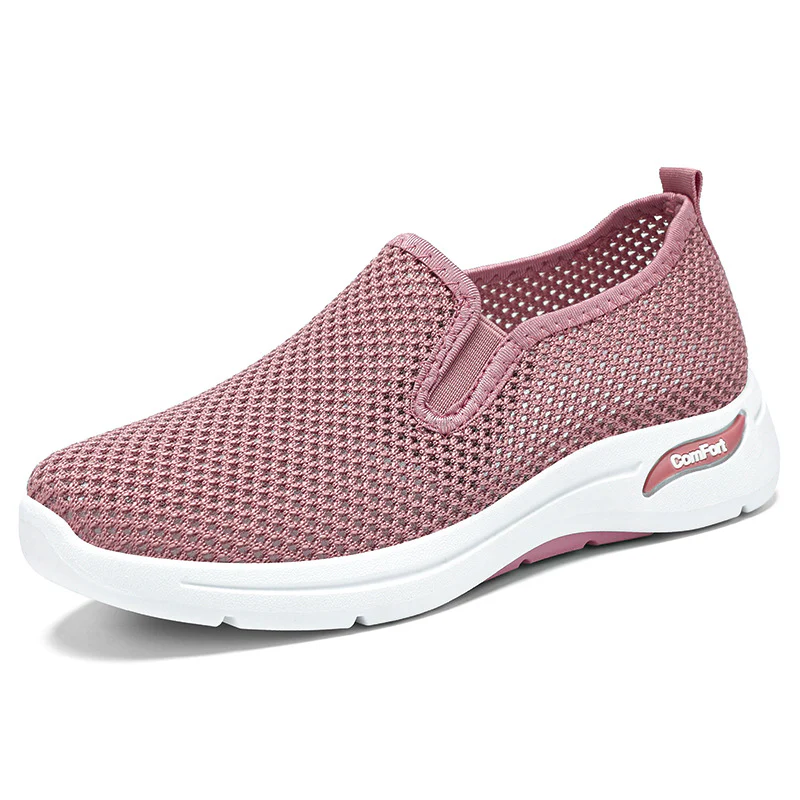 Damen Luftige Slip-On Sneakers mit elastischem Strickdesign Heidi Mode - Image 6