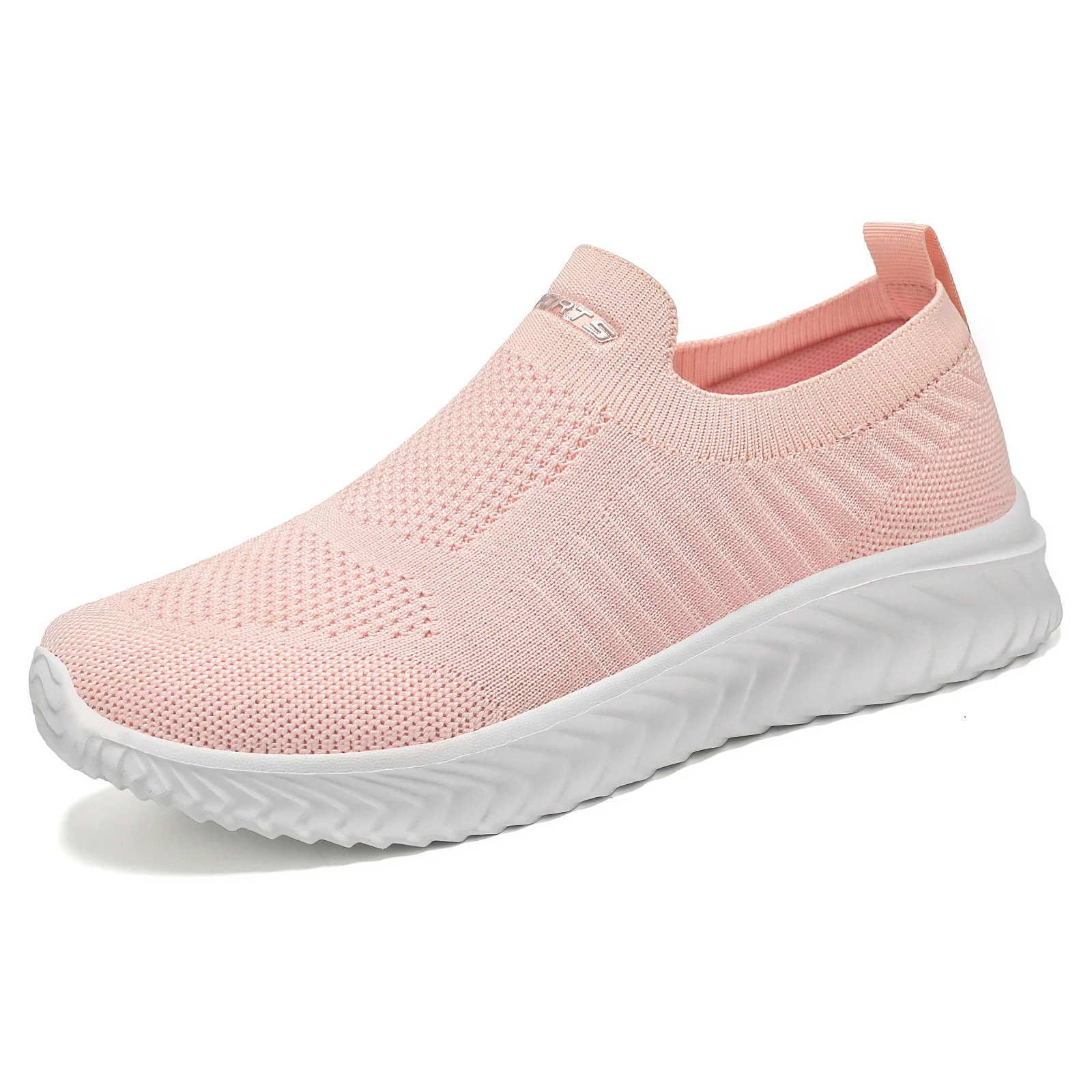 Damen Luftige Slip-On Sneakers mit flexiblem Strickoberteil Heidi Mode - Image 5