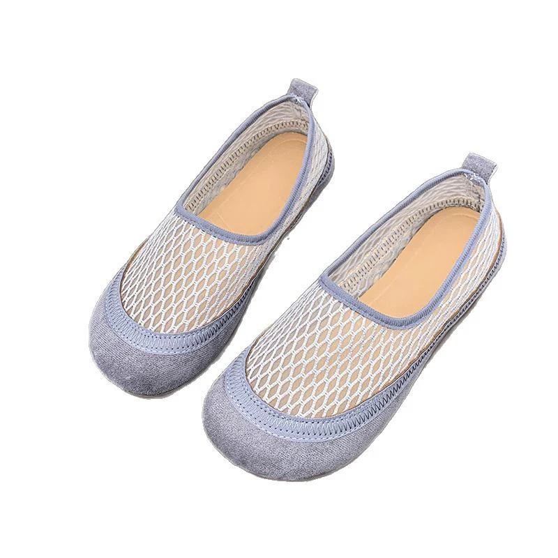 Damen luftige und elegante Ballerinas mit Netz-Obermaterial Heidi Mode - Image 5
