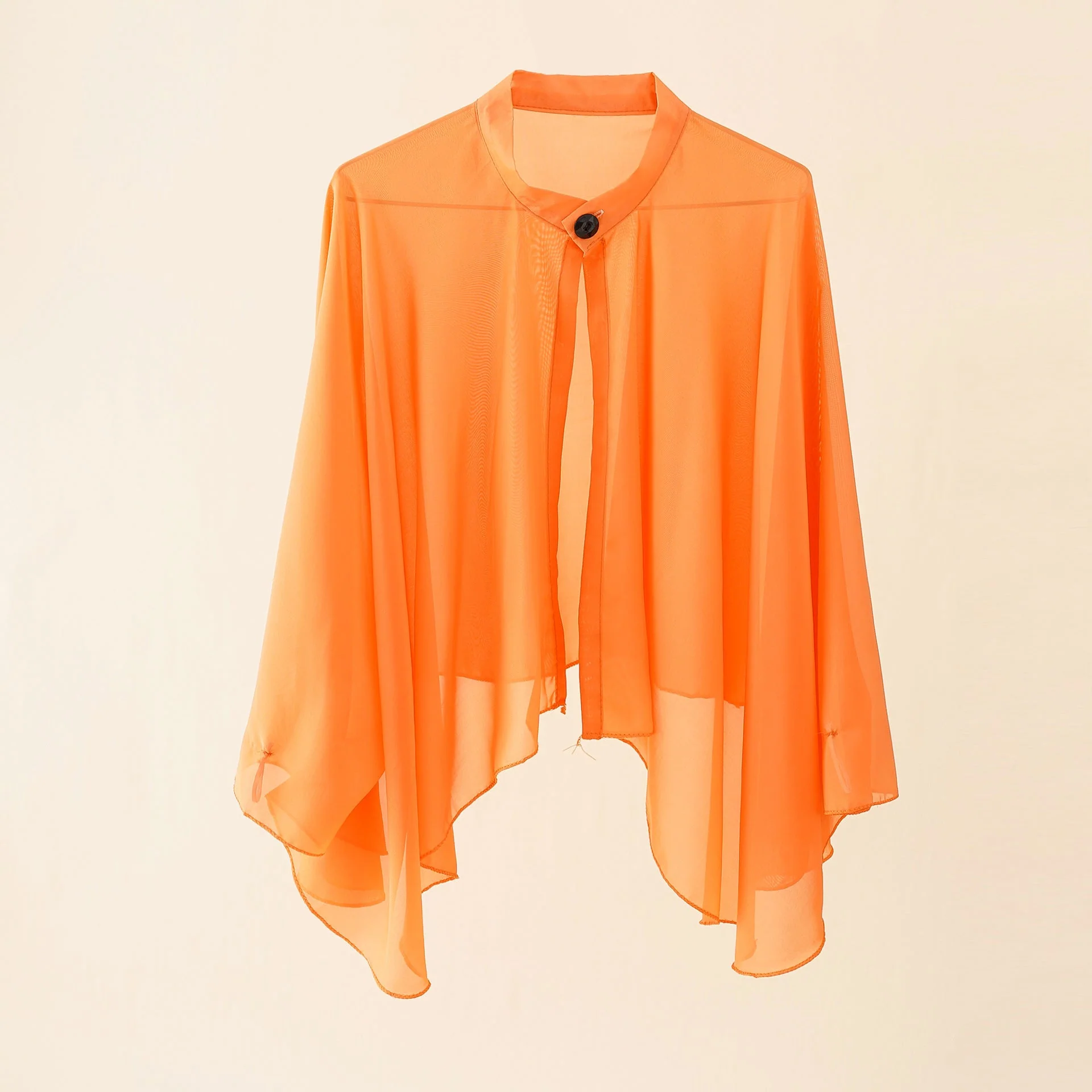 Damen Luftiger Chiffon-Kimono mit Weit Ausgestellten Ärmeln Heidi-Mode - Image 11