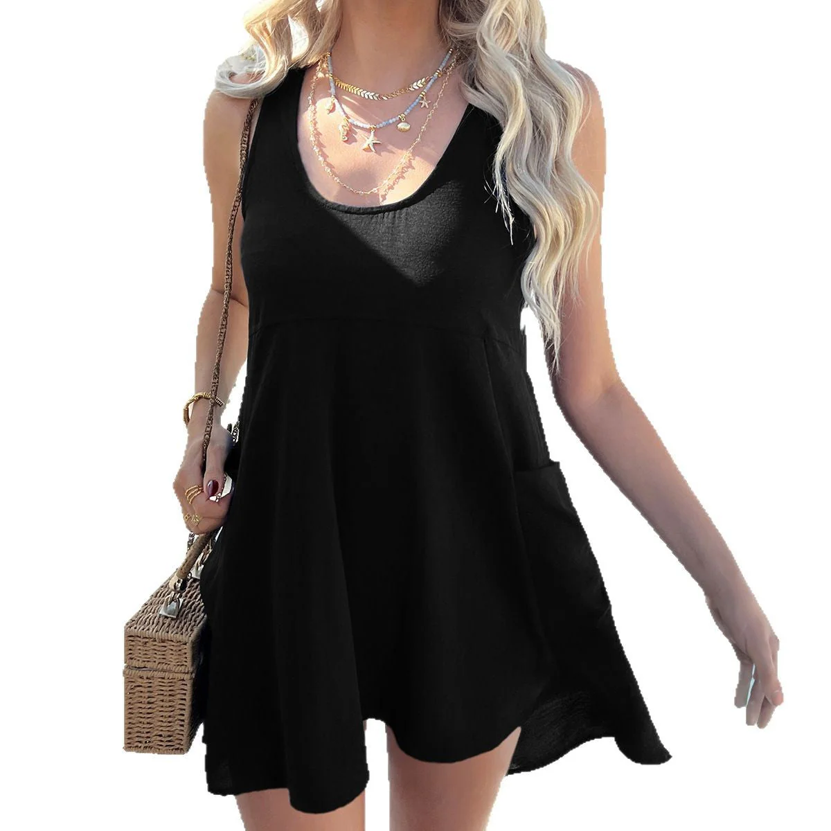 Damen Luftiges Sommerkleid mit Praktischem Taschen-Design Heidi-Mode - Image 5
