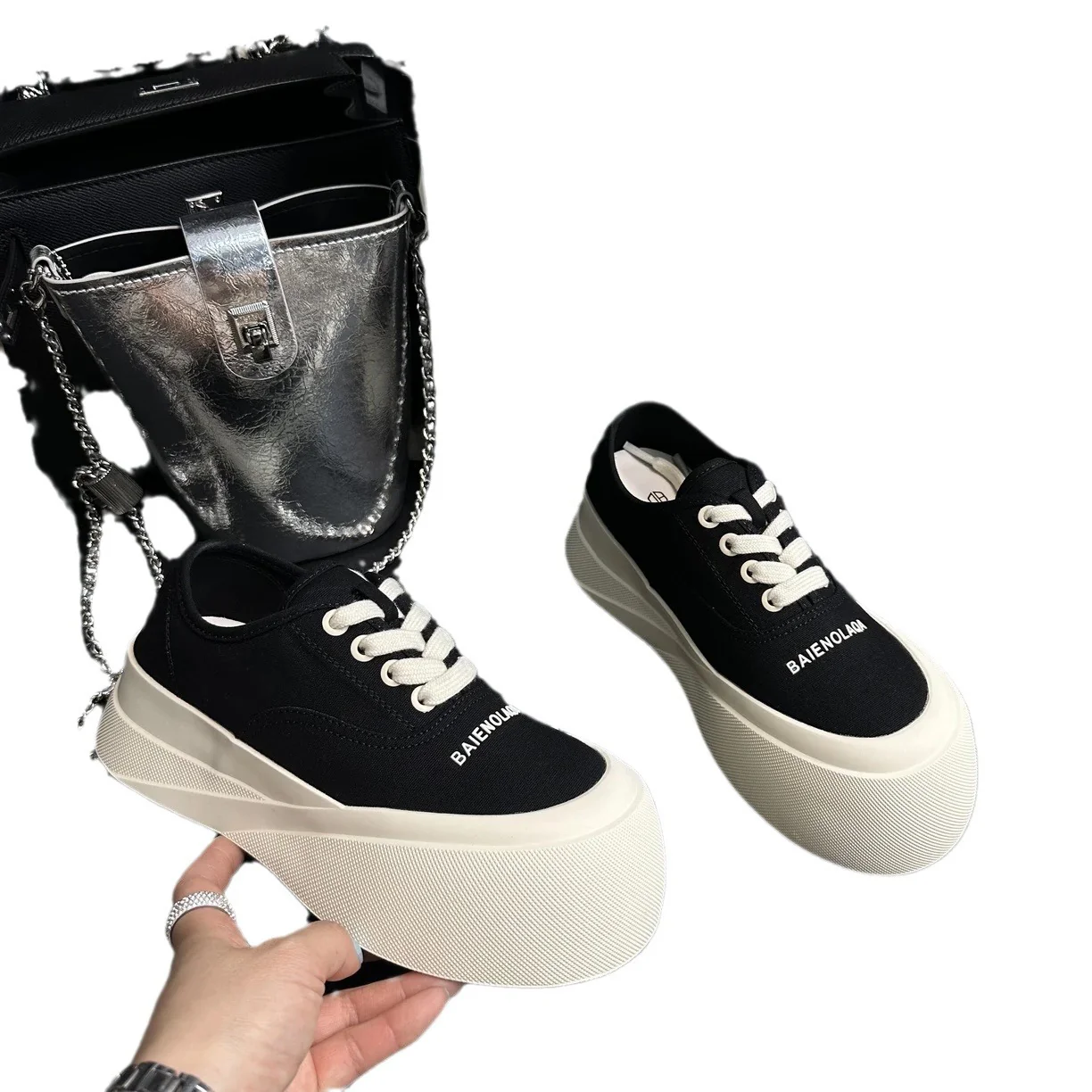 Damen Luxuriöse Plateau Sneakers mit hohem Komfort und modischem Design Heidi Mode - Image 5