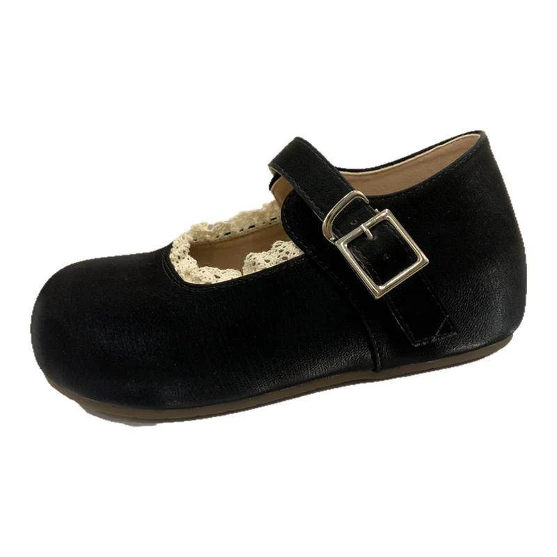 Damen Mary Jane Schuhe mit dekorativer Schnalle und eleganter Spitze Heidi Mode - Image 6