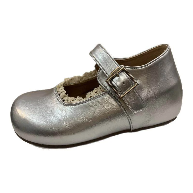 Damen Mary Jane Schuhe mit dekorativer Schnalle und eleganter Spitze Heidi Mode - Image 7