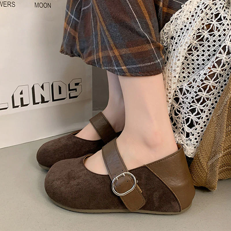 Damen Mary-Jane Schuhe mit modischem Leoprint und komfortablem Riemen Heidi Mode