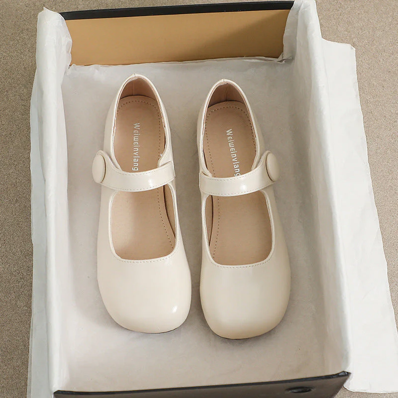Damen Mary Jane Schuhe mit Verstellbarem Riemen und Komfortablem Fußbett Heidi-Mode