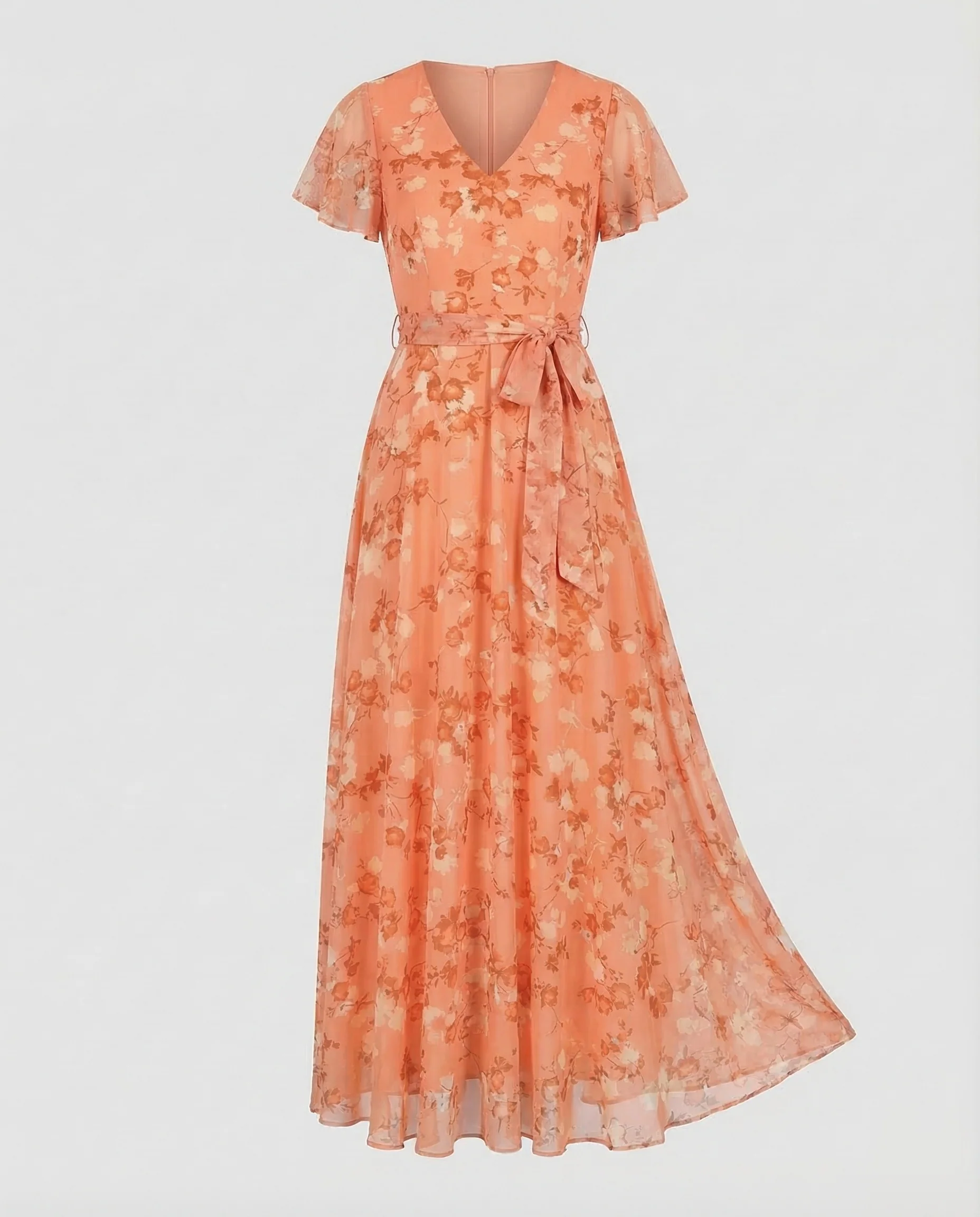 Damen Maxikleid mit floralem Design - Image 6