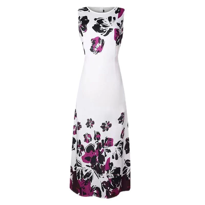Damen Maxikleid mit Floralem Print und Praktischen Taschen Heidi-Mode - Image 5
