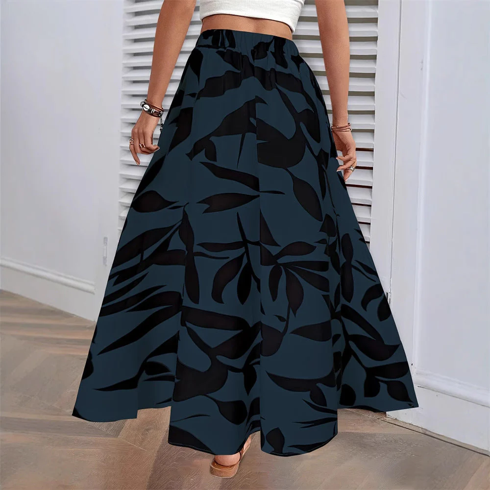 Damen Maxirock mit Floralem Muster Heidi-Mode - Image 3