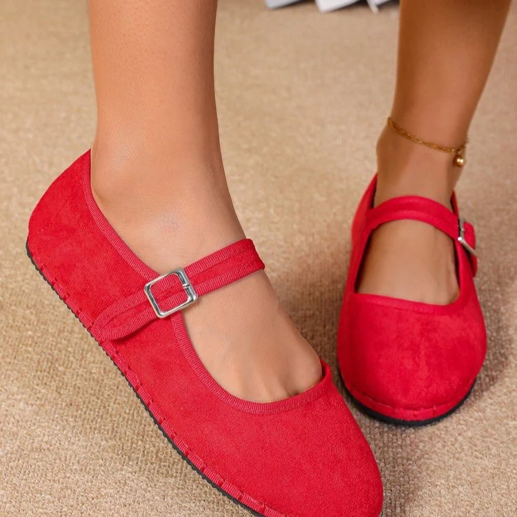 Damen Mocassins mit verstellbarem Riemen und weichem Obermaterial Heidi Mode - Image 7