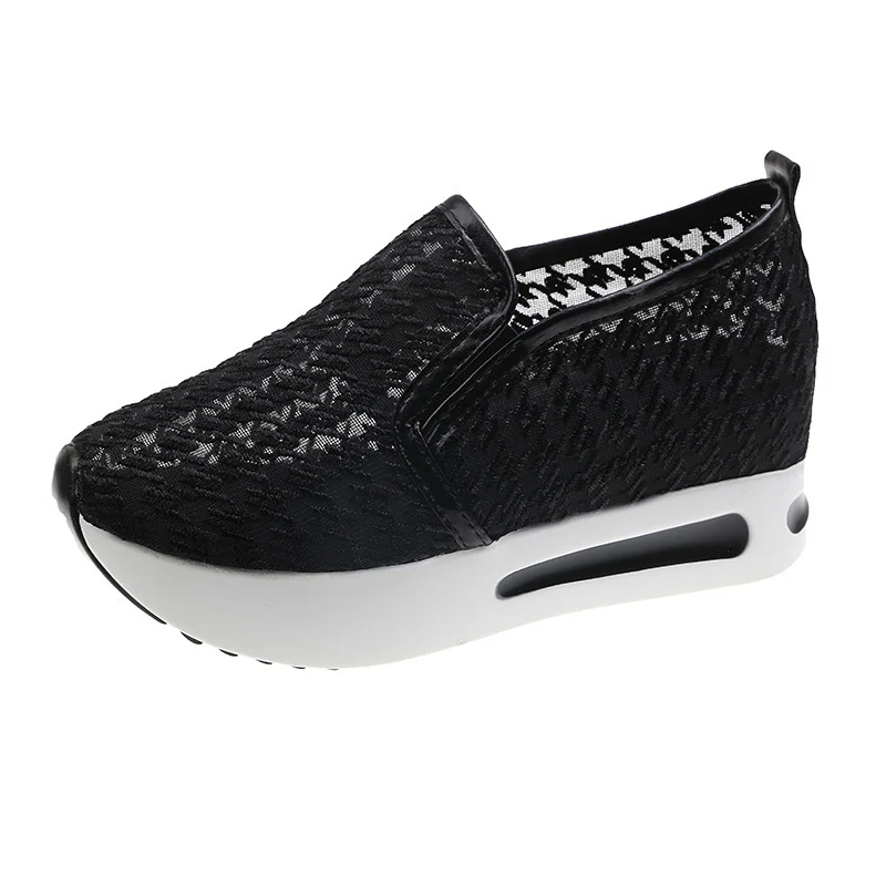 Damen Mode-Sneaker mit innovativem Slip-On Design und hochgezogenem Absatz Heidi Mode - Image 5