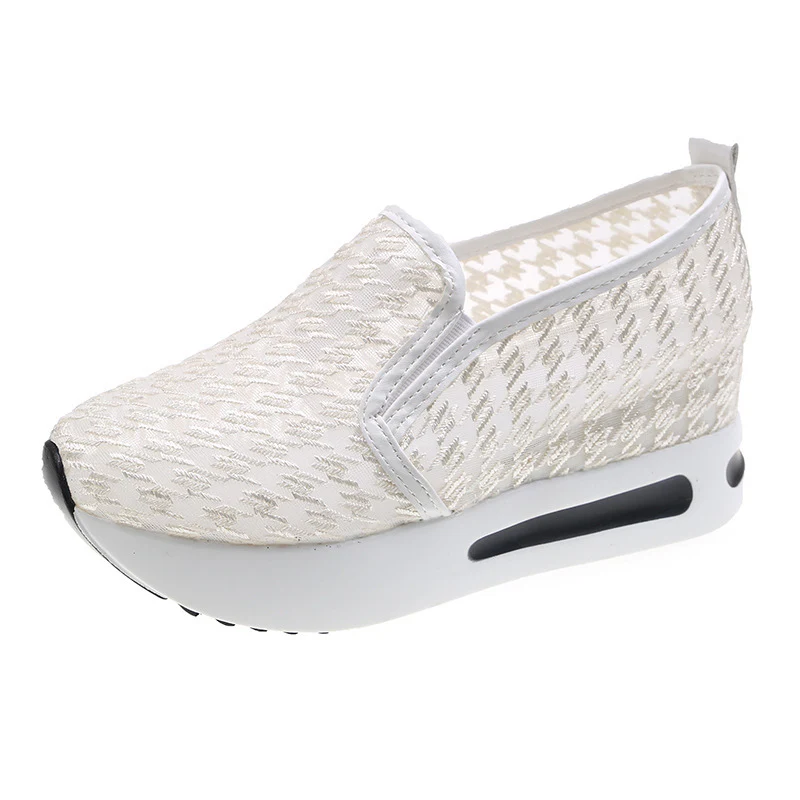 Damen Mode-Sneaker mit innovativem Slip-On Design und hochgezogenem Absatz Heidi Mode - Image 7