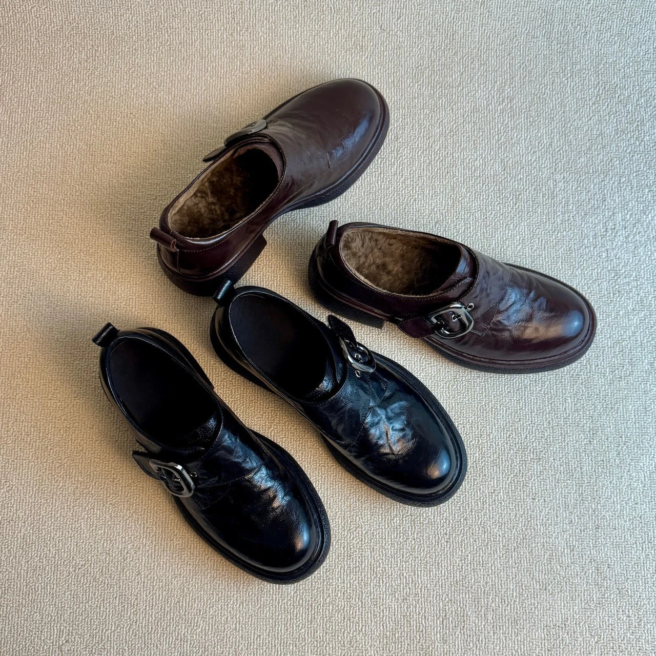Damen Moderne Halbschuhe mit verstellbarem Riemen und bequemer Sohle Heidi Mode - Image 2