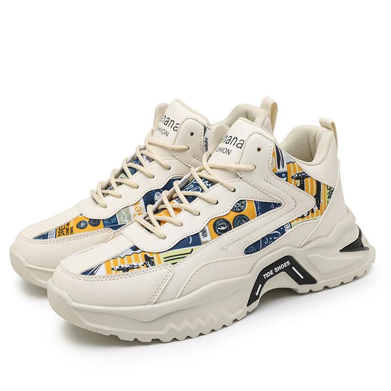 Damen moderne Sneakers mit auffälligem Print und dämpfender Laufsohle Heidi Mode - Image 5