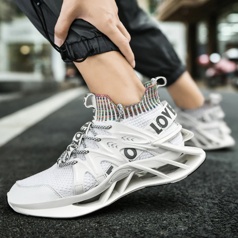 Damen moderne Sport-Sneaker mit innovativer Dämpfungstechnologie und atmungsaktivem Obermaterial Heidi Mode