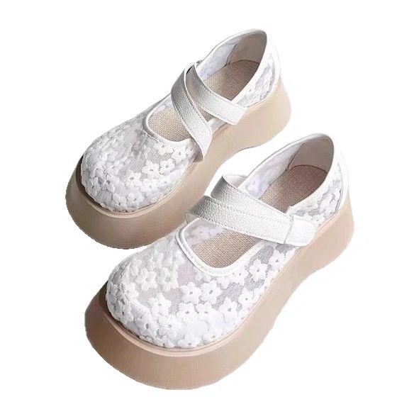 Damen modische Ballerinas mit floralem Design und dämpfender Sohle Heidi Mode - Image 5