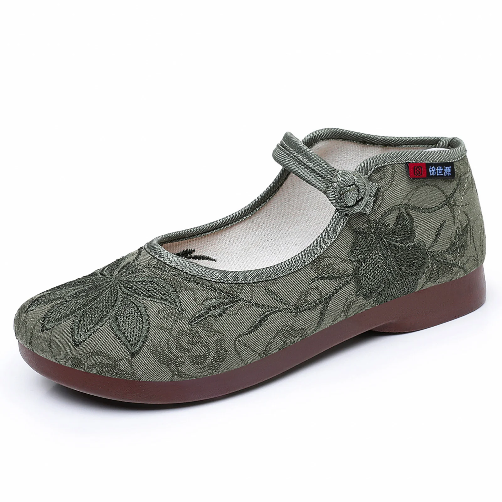 Damen Modische Ballerinas mit floralem Stickdesign Heidi Mode - Image 4