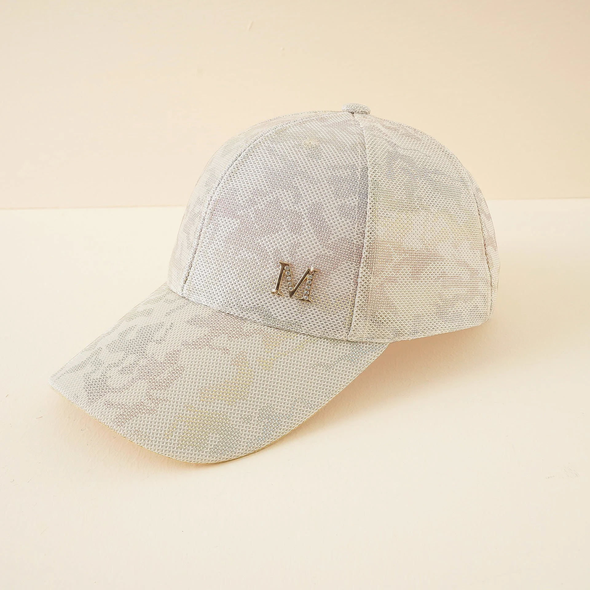 Damen Modische Baseball-Cap mit Stilvollem Mesh-Design und Glitzer-Applikation Heidi-Mode - Image 3